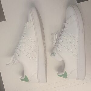 Adidas Stan Smith Mens 11.5 White / Kelly Green Sneakers Like New Condition